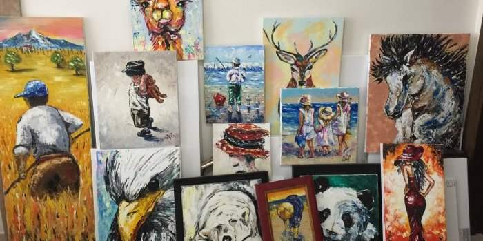 PEINTURE A L'HUILE AU COUTEAU NIVEAU 2 (1/2)