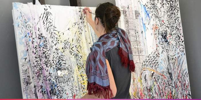 VISITE DE L'ATELIER DE KARINE ROCHE
