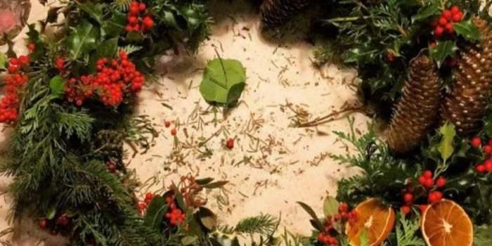 ATELIER FLORAL COURONNE DE NOËL 