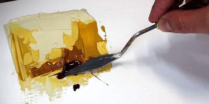 ATELIER PEINTURE A L'HUILE AU COUTEAU (1/2)