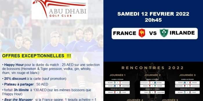 SIX NATIONS FRANCE/IRLANDE