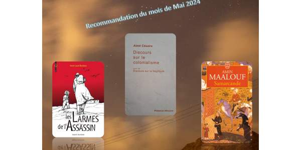 Recommandation du Club de lecture - Mai 2024